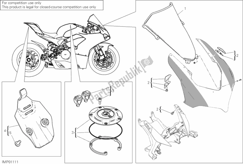 Todas las partes para 39b - Accesorios de Ducati Superbike Panigale V4 Specale Thailand 1100 2019